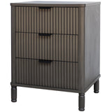Reed Collection 3 Drawer Bedside Table