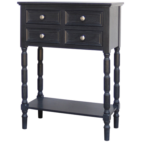 Contour Collection 4 Drawer Side Table
