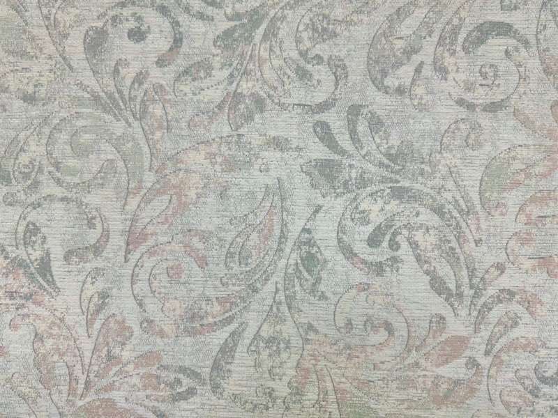 Abbey Wood Scroll Mist / SR14506 (Per Metre)