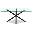 Monza Rectangular Glass Dining Table