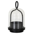 Nyx Large Candle Holder With Glass Cloche