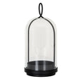 Nysa Large Candle Holder With Glass Cloche