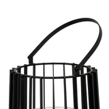Lynk Small Lantern With Handle And Glass Candle Holder