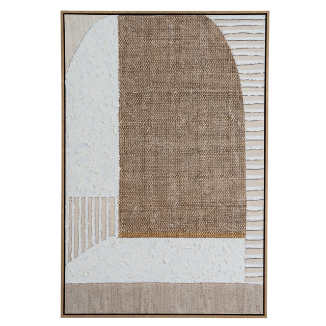 Petra Hand Painted Canvas In Frame