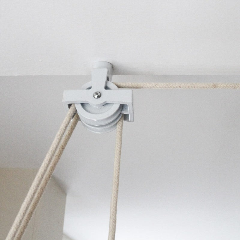 Clothing Airer Ceiling Pulley - White - 2.4m