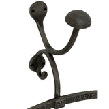 Antiqued Silver Coat Hanger With Hook