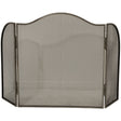Antiqued Silver Large  Fire Screen