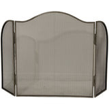 Antiqued Silver Large  Fire Screen