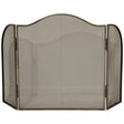 Antiqued Silver Fire Screen