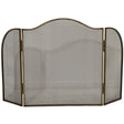 Antiqued Brass Large  Fire Screen