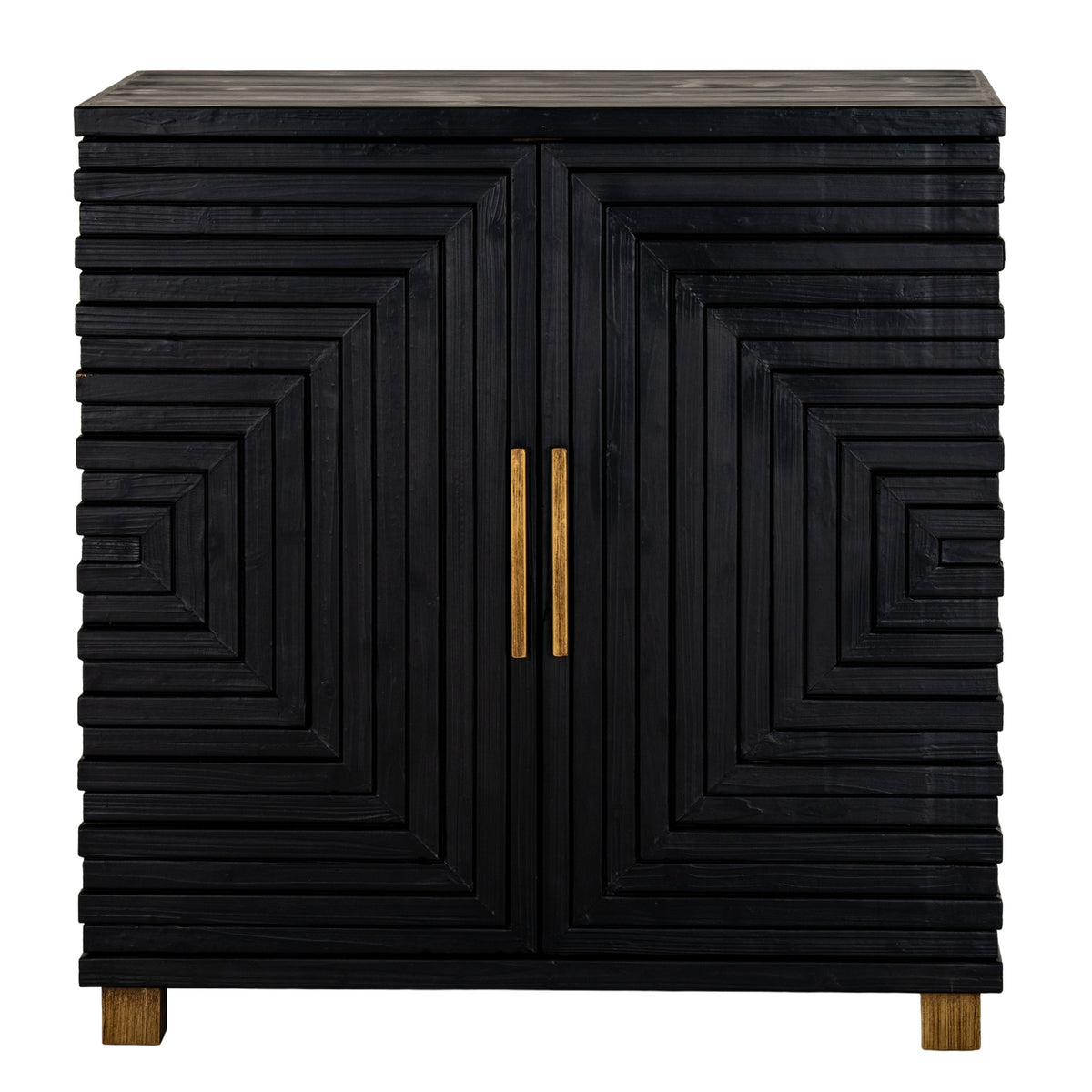 Lennox Black 2 Door Side Cupboard
