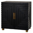 Lennox Black 2 Door Side Cupboard