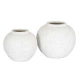 Ashen Large Round Vase