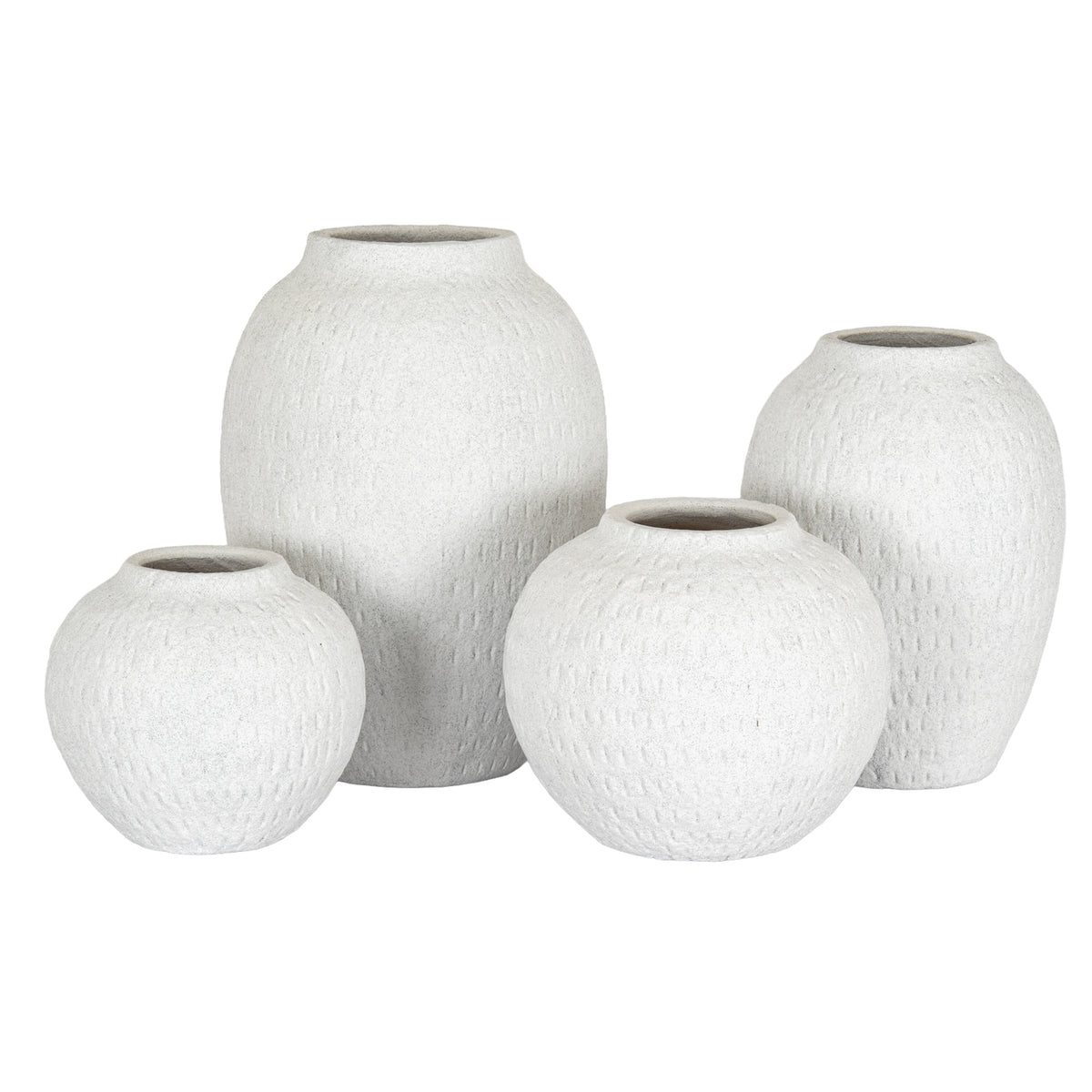 Ashen Medium Round Vase