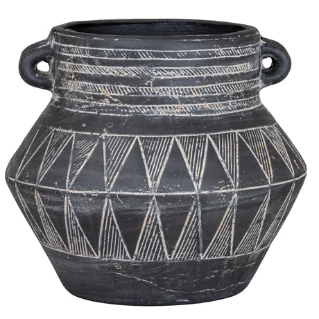 Etched Collection Tall Pot With Handle