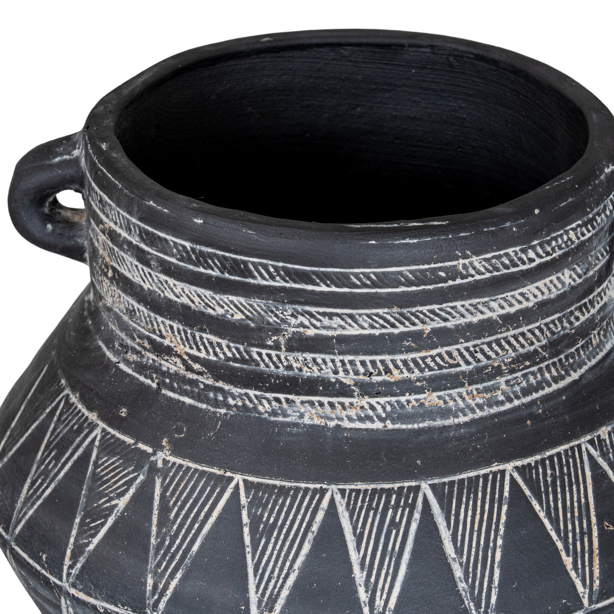 Etched Collection Tall Pot With Handle