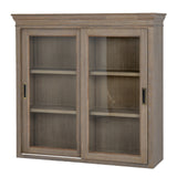 Delphine Collection Sliding Glass Dresser Top