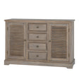 Delphine Collection 6 Door 3 Drawer Large Dresser Base