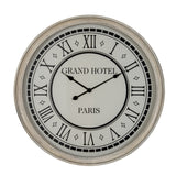 Hotel Paris Large Grey Clock With Glass