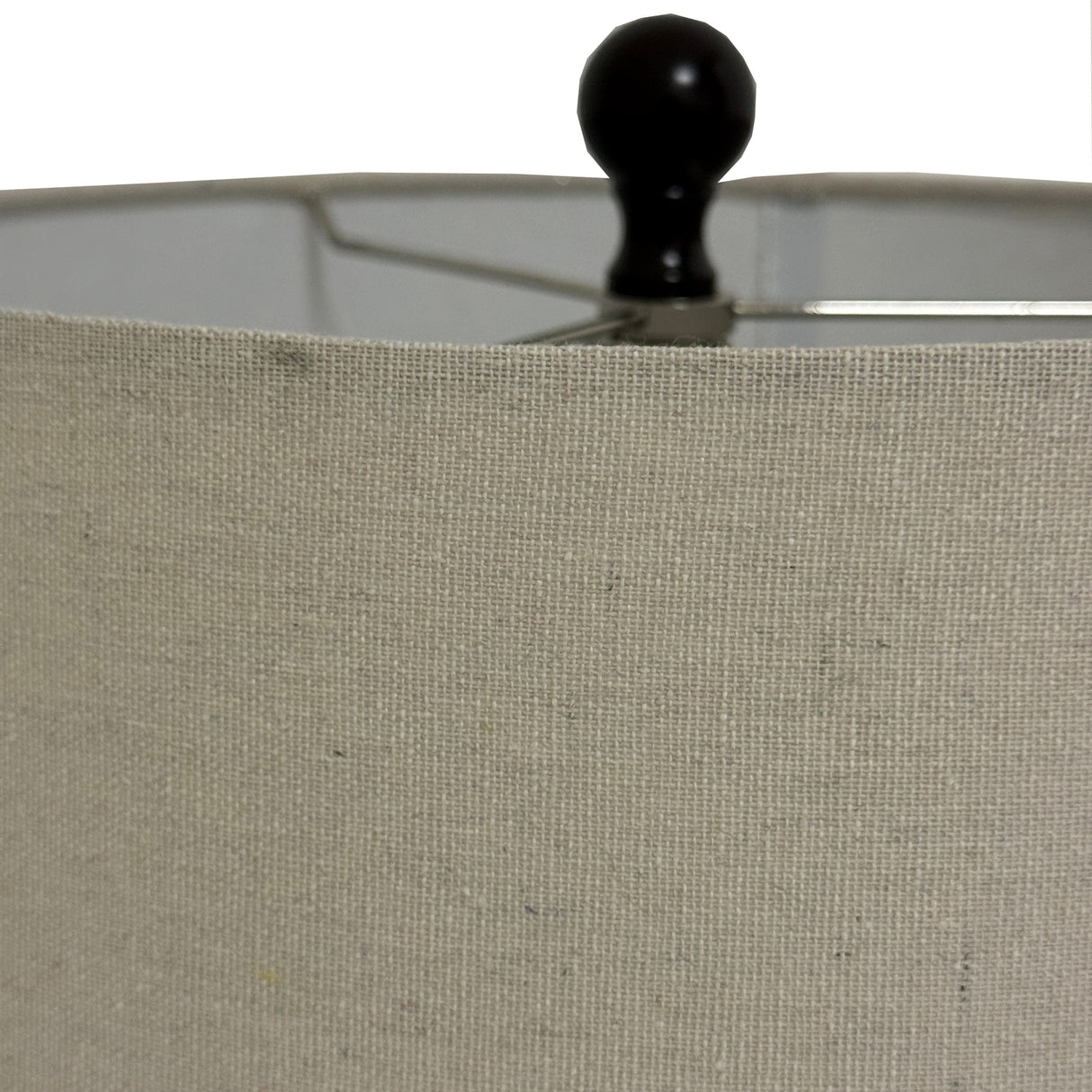 Sepia Shadows Squat Table Lamp With Linen Shade