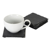Set of Four Round Slate Coasters