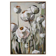 Poppy Heads Hand Painted Canvas in Frame
