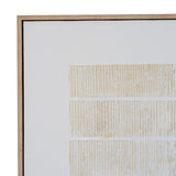 Sola Textured Line Canvas in Frame