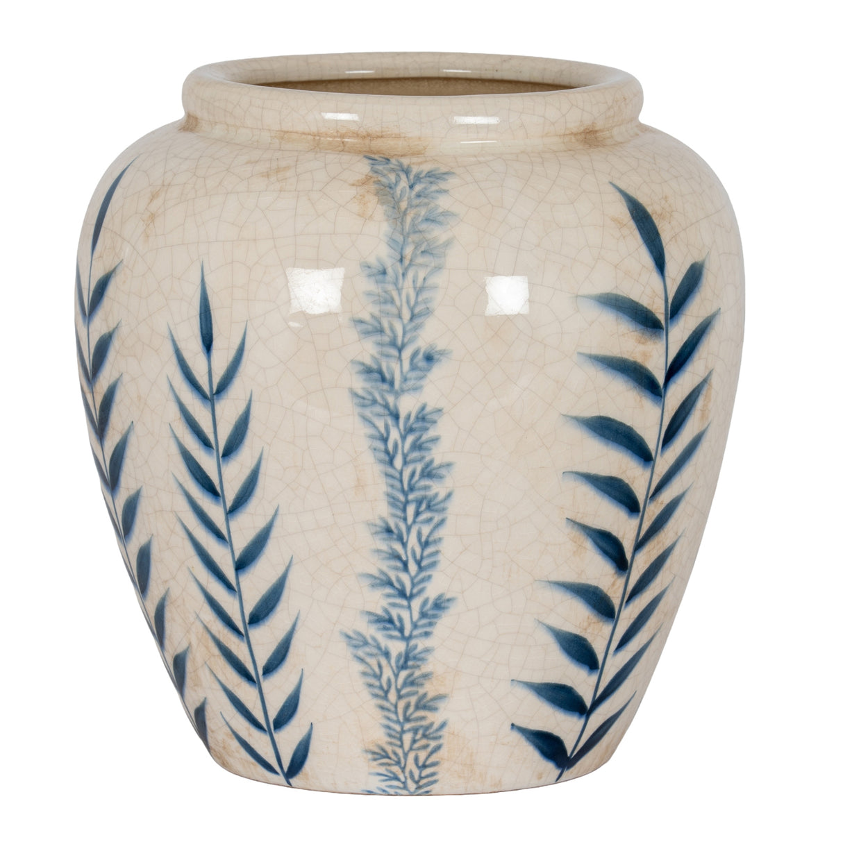 Small Blue Flora Olpe Vase