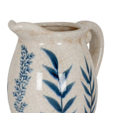 Small Blue Flora Olpe Jug Vase