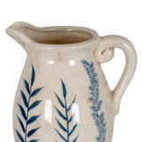 Large Blue Flora Olpe Jug Vase