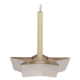 Large Solace Cement Star Candle Holder