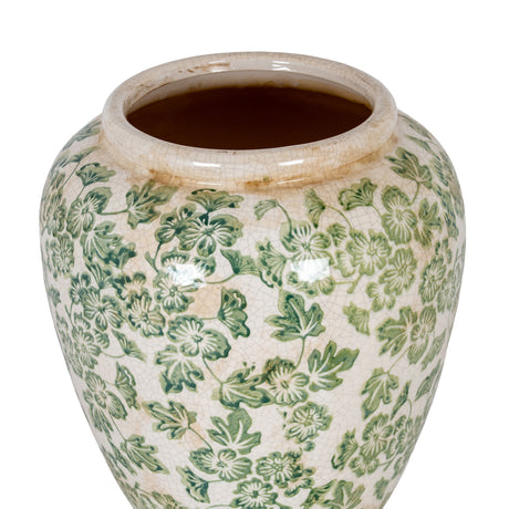 Small Green Clover Olpe Vase