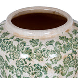 Large Green Clover Olpe Vase