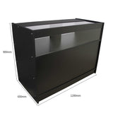 B1200 Retail Shop Counter - Black