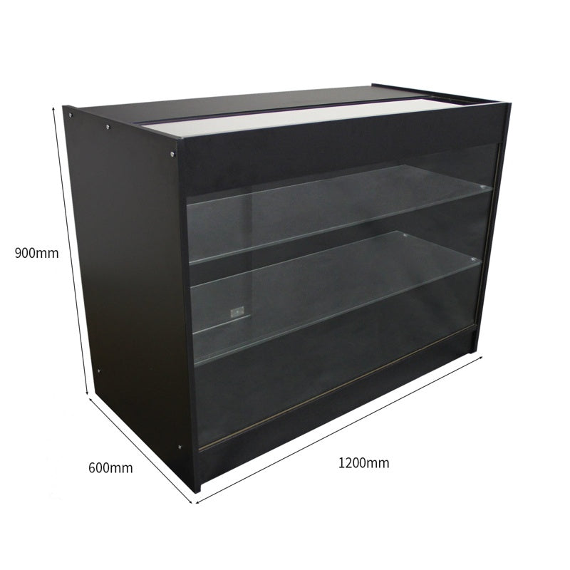 K1200 Retail Product Display Cabinet - Black