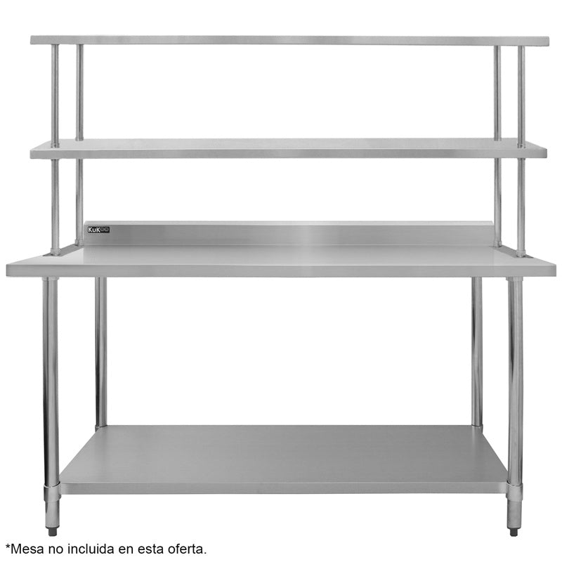 Kukoo Double Tier Steel Over-shelf 1800mm