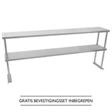 Kukoo Double Tier Steel Over-shelf 1800mm