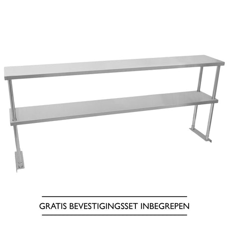 Kukoo Double Tier Steel Over-shelf 1800mm