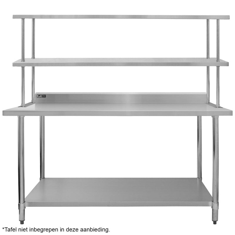 Kukoo Double Tier Steel Over-shelf 1800mm