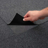 40 x Carpet Tiles Charcoal Black 10m2