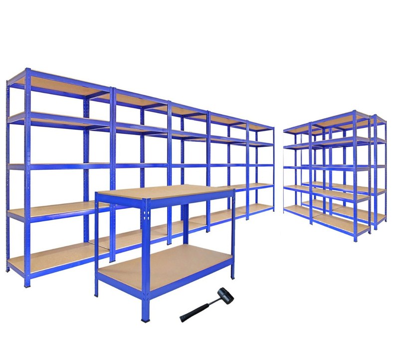 Garage Racking - Junk Eater Bundle - Boltless 5 Tier Garage Shelves