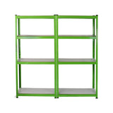 Greenhouse 6ft x 10ft (Green) With Base & Racking