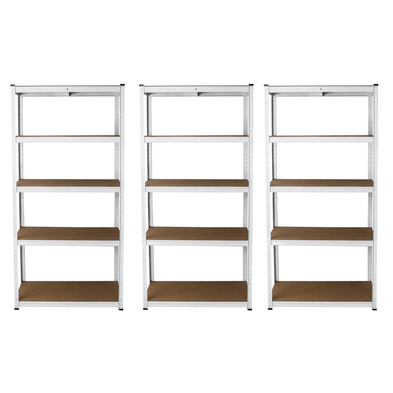 3 x E-Rax White Metal Racking Units