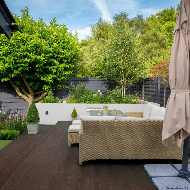 Jardí Composite Decking - 5 SQM - Conker Brown