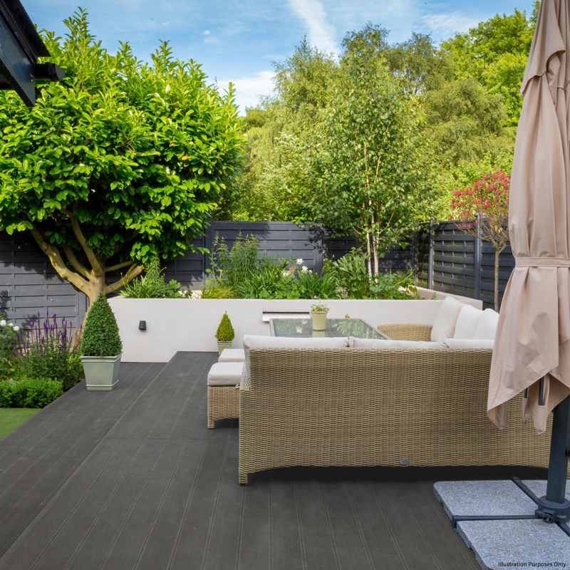 Jardí Composite Decking - 10 SQM - Castle Grey