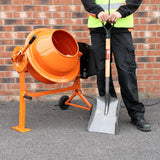 Cement Mixer & Handheld Concrete Vibrator with 2m Shaft