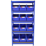 T-RAX Blue 90cm with 12 x Storage Quick Pick Bins