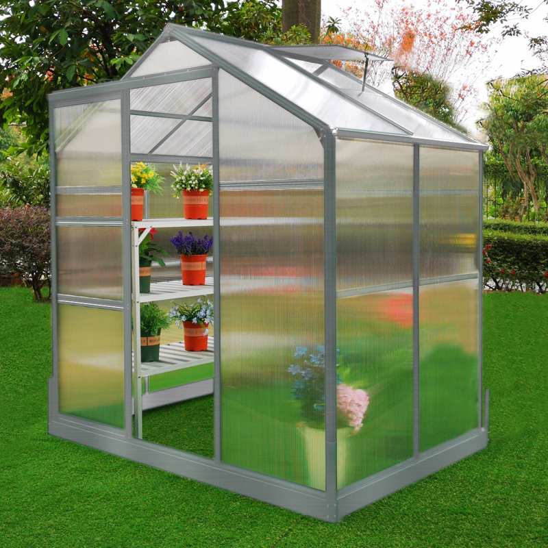 Greenhouse 6ft x 4ft With Base