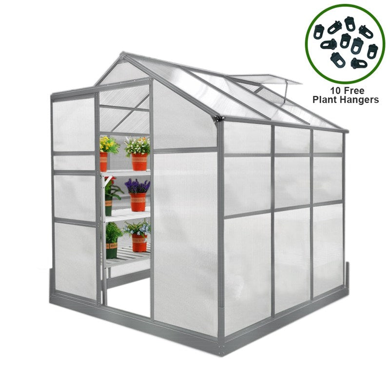 Greenhouse 6ft x 6ft With Base