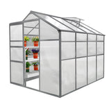 Greenhouse 6ft x 8ft And 2 x Water-resistant Racks